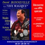 Concert, humour et zen, David Bonneville