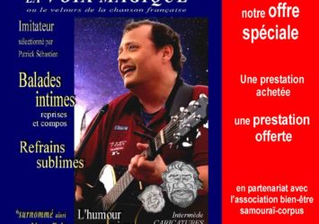 Concert, humour et zen, David Bonneville