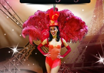 Spectacle cabaret Paris By Night Plumes et French Cancan