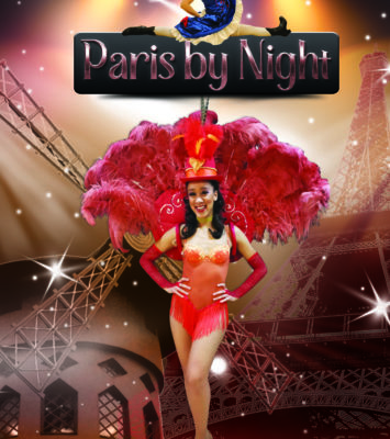 Spectacle cabaret Paris By Night Plumes et French Cancan