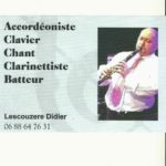 Accordéon, chant et plus, Didier Lescouzere 2