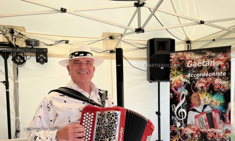 Gaëtan, accordéoniste répertoire varié