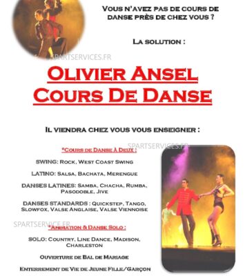 Olivier Ansel Cours De Danse : Chez vous pour vous !