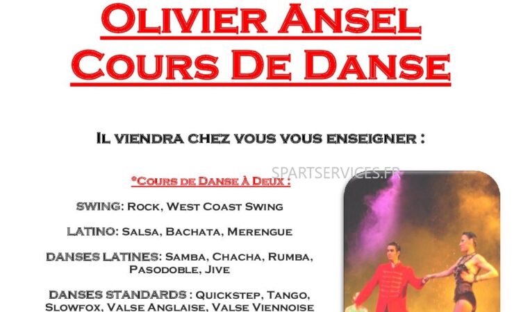 Olivier Ansel Cours De Danse : Chez vous pour vous !