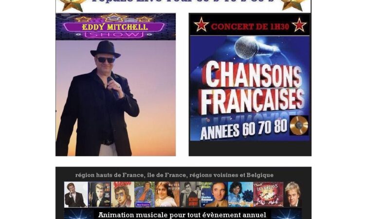 Topaze chante Eddy Mitchell, 60' 70' 80' ! 1