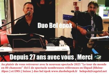 Le tour du monde en 80 chansons, Nouveau spectacle 2025 2